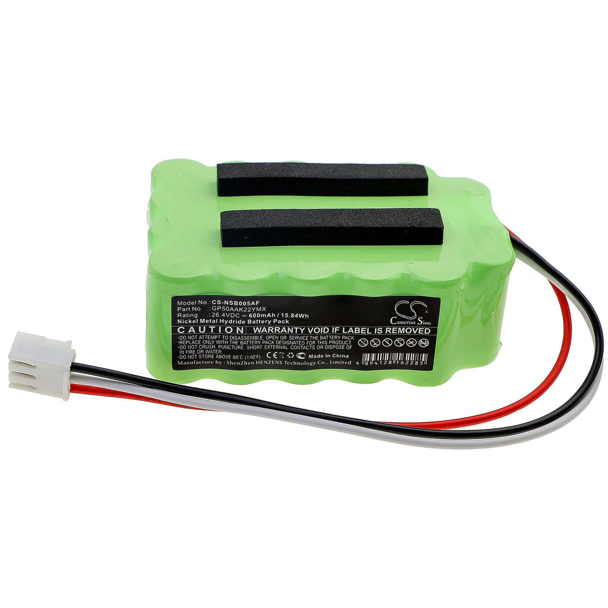 Batterie de porte automatique pour Manusa, 111360177, Gp50aak22ymx 26.4v, 600mah - 15.84wh Portes automatiques Cameron Sino Technology Limited