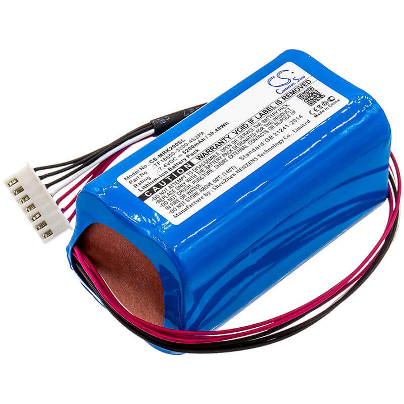 7.4V, Li-ion, 5200mAh, Speaker battery fits Marshall, Kilburn Ii, Kilburn Ii V2, 38.48Wh Speaker Cameron Sino Technology Limited