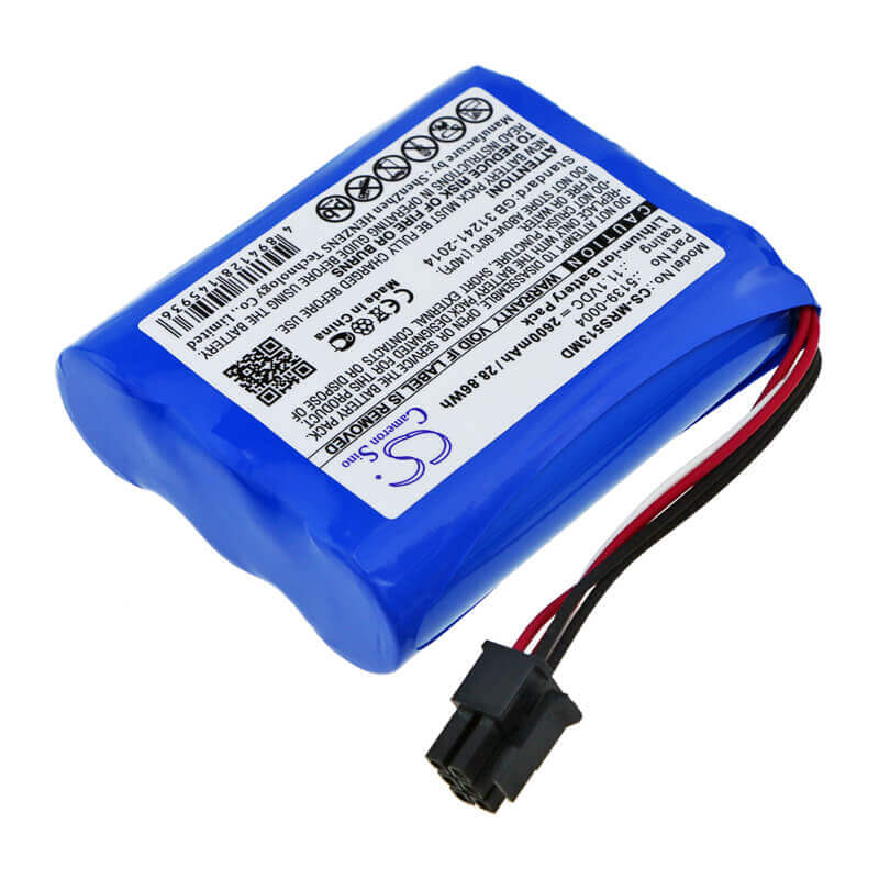 11.1V, Li-ion, 2600mAh, Medical battery fits Masimo, 5139-0004, Masimo Sedline, 28.86Wh Medical Cameron Sino Technology Limited (Medical)