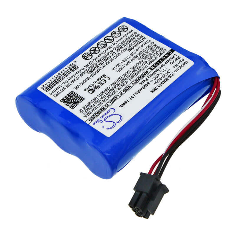 11.1V, Li-ion, 3400mAh, Batterie médicale compatible Masimo, 5139-0004, Masimo Sedline, 37.74Wh Médical Cameron Sino Technology Limited (Suspendu)