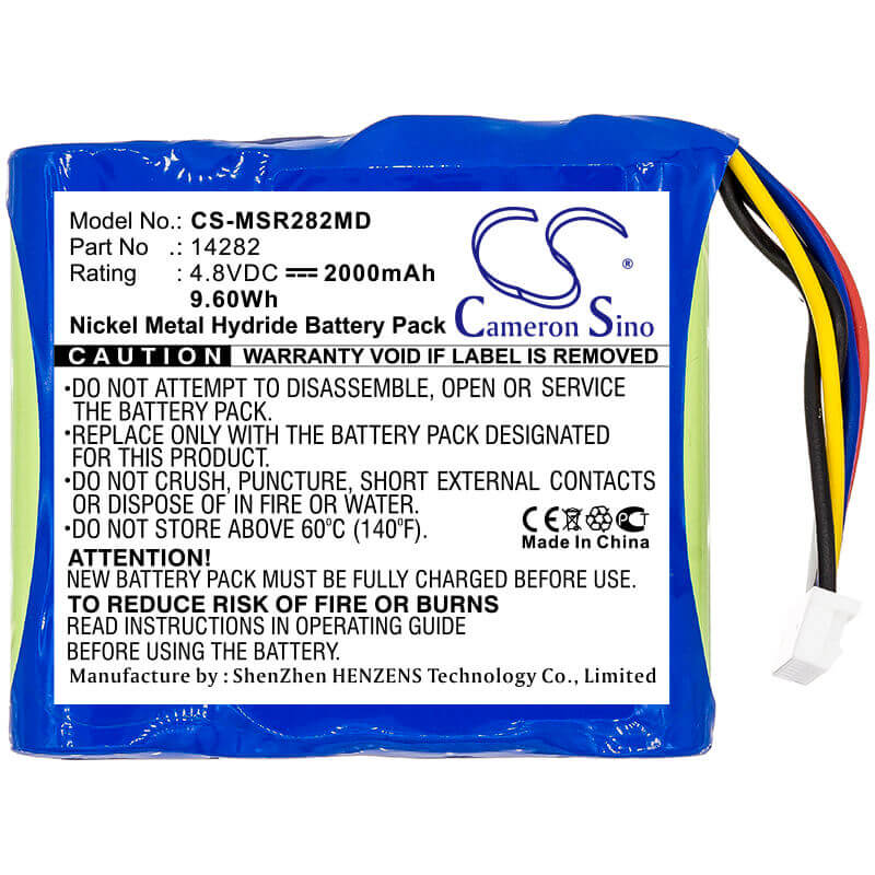 4.8V, Ni-MH, 2000mAh, Medical battery fits Masimo, 14282, Pulse Oximeter Radical7 Color, Radical-7, 9.60Wh Medical Cameron Sino Technology Limited (Medical)
