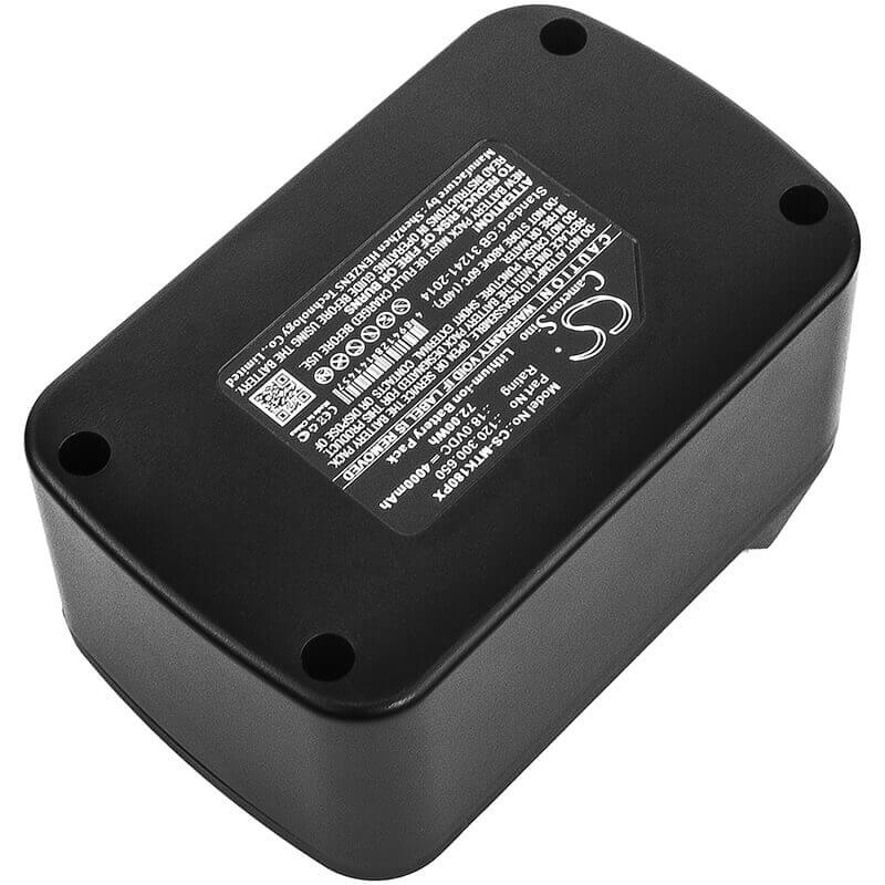 18.0V, Li-ion, 4000mAh, Power Tools battery fits Matrix, 120.300.650, Ak 18-1-li, 72Wh Power Tools Cameron Sino Technology Limited (Power Tools)