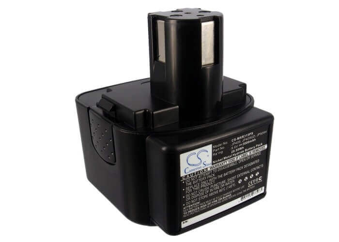 9.6V, Ni-MH, 3000mAh, batterie d'outils électriques compatible avec Max Rebar, Jp409, Rb213, Rb215, 28.8Wh Outils électriques Cameron Sino Technology Limited (Outils électriques)