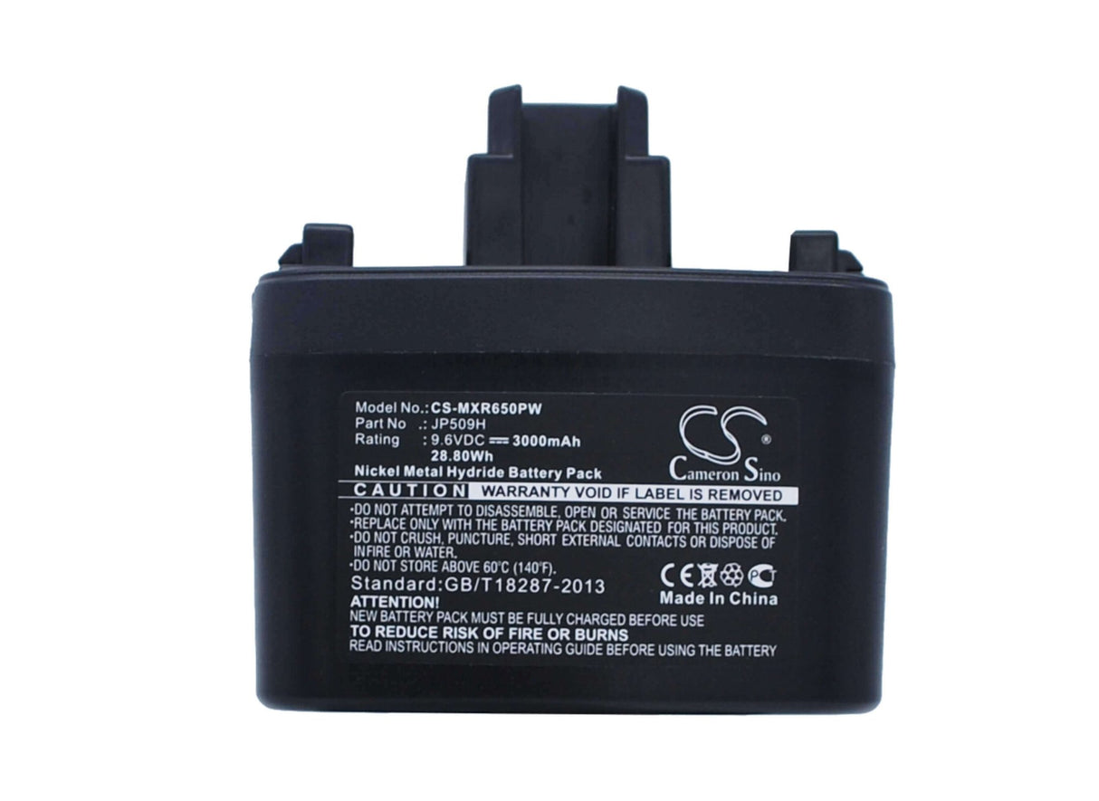 Battery For Max Rebar Rb650, Rb650a, Rb655 9.6v, 3000mah - 28.80wh Power Tools Cameron Sino Technology Limited (Suspended)