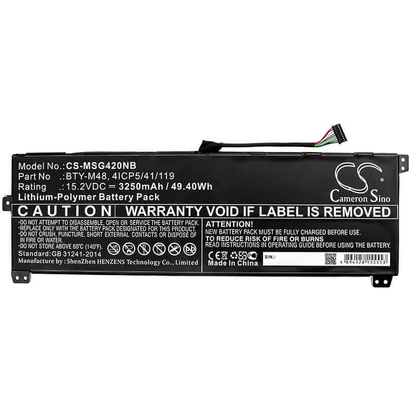 Battery For Mechrevo, I5 8250u 256gb, I5 8250u 8gb, I7 8550u 256gb 15.2v, 3250mah - 49.40wh Notebook, Laptop Cameron Sino Technology Limited