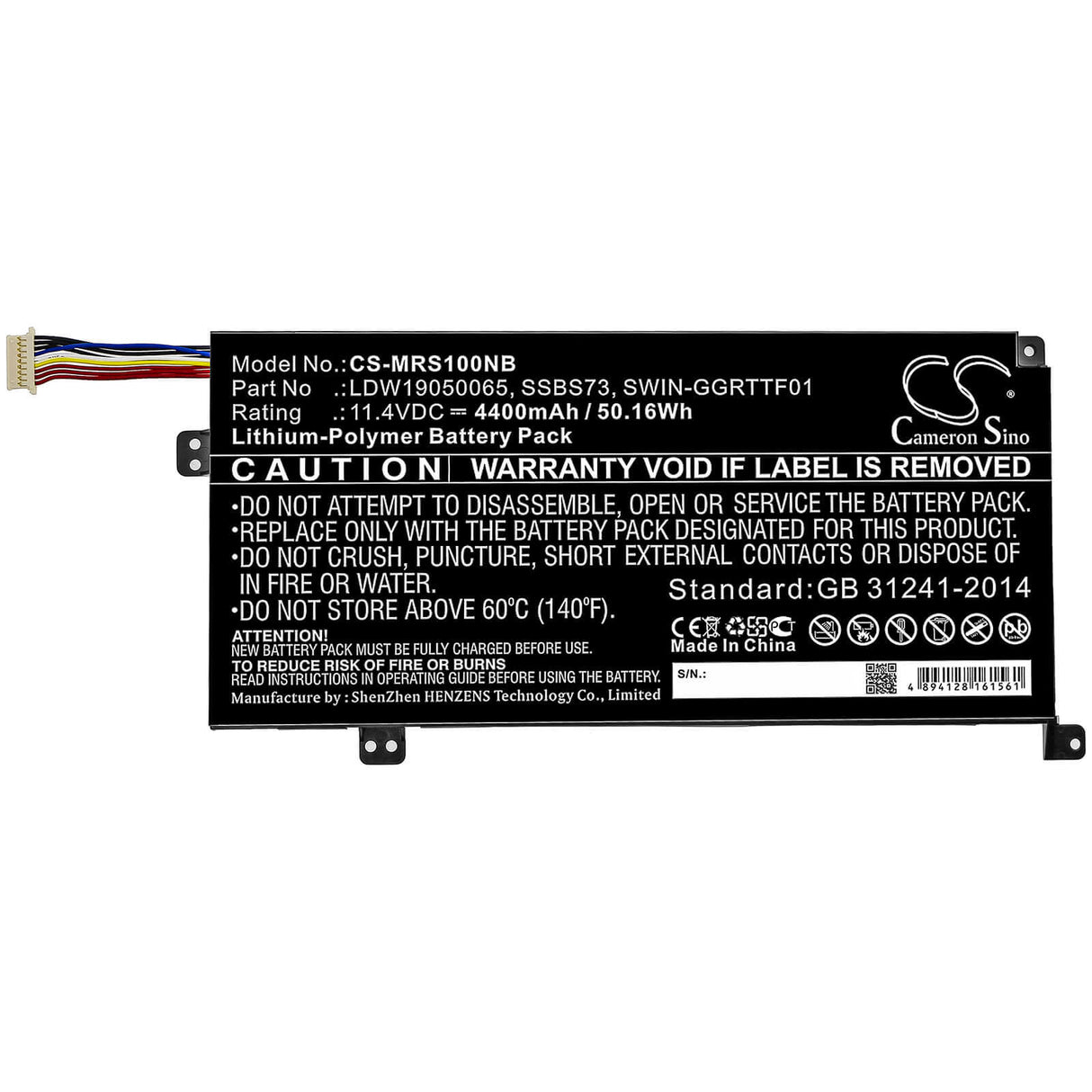 Battery For Mechrevo, S1 Pro 11.4v, 4400mah - 50.16wh Notebook, Laptop Cameron Sino Technology Limited