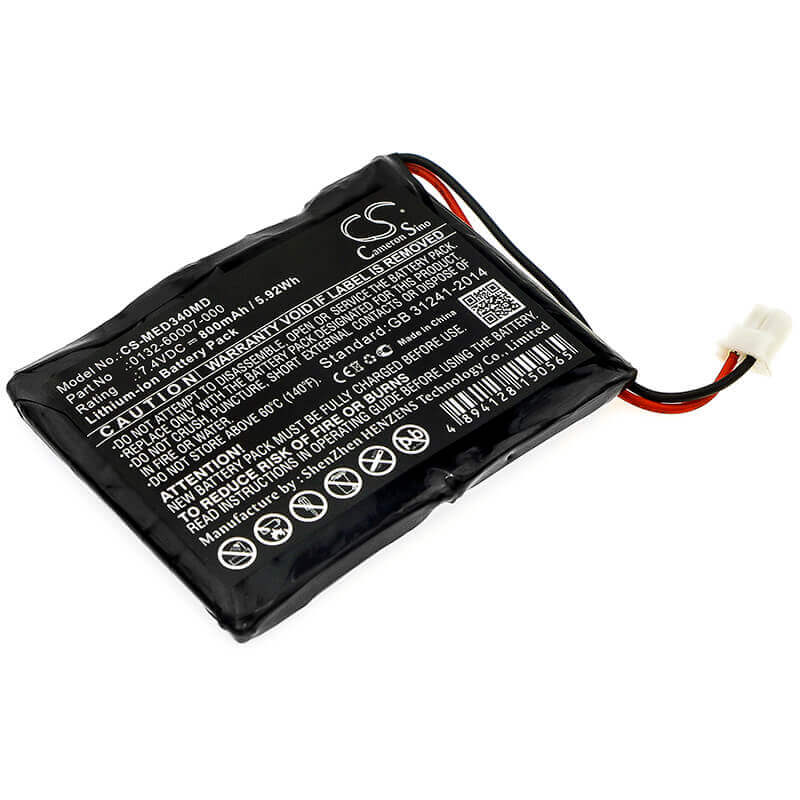 7,4V, Li-ion, 800mAh, Batterie médicale compatible avec Mediaid, 0132-60007-000, 31610, 34 Pulse, 5,92Wh Medical Cameron Sino Technology Limited (Médical)