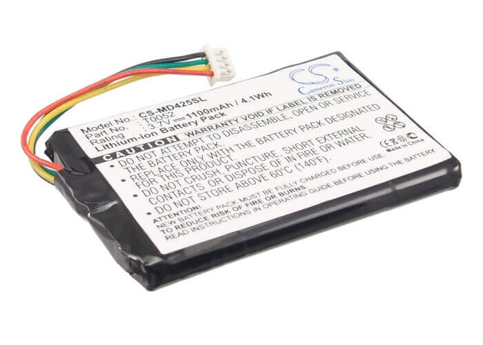 3,7V, Li-ion, 1100mAh, batterie GPS compatible avec Medion, T0052, Gopal P4225, Gopal P4425, 4,07Wh GPS, Navigator Cameron Sino Technology Limited