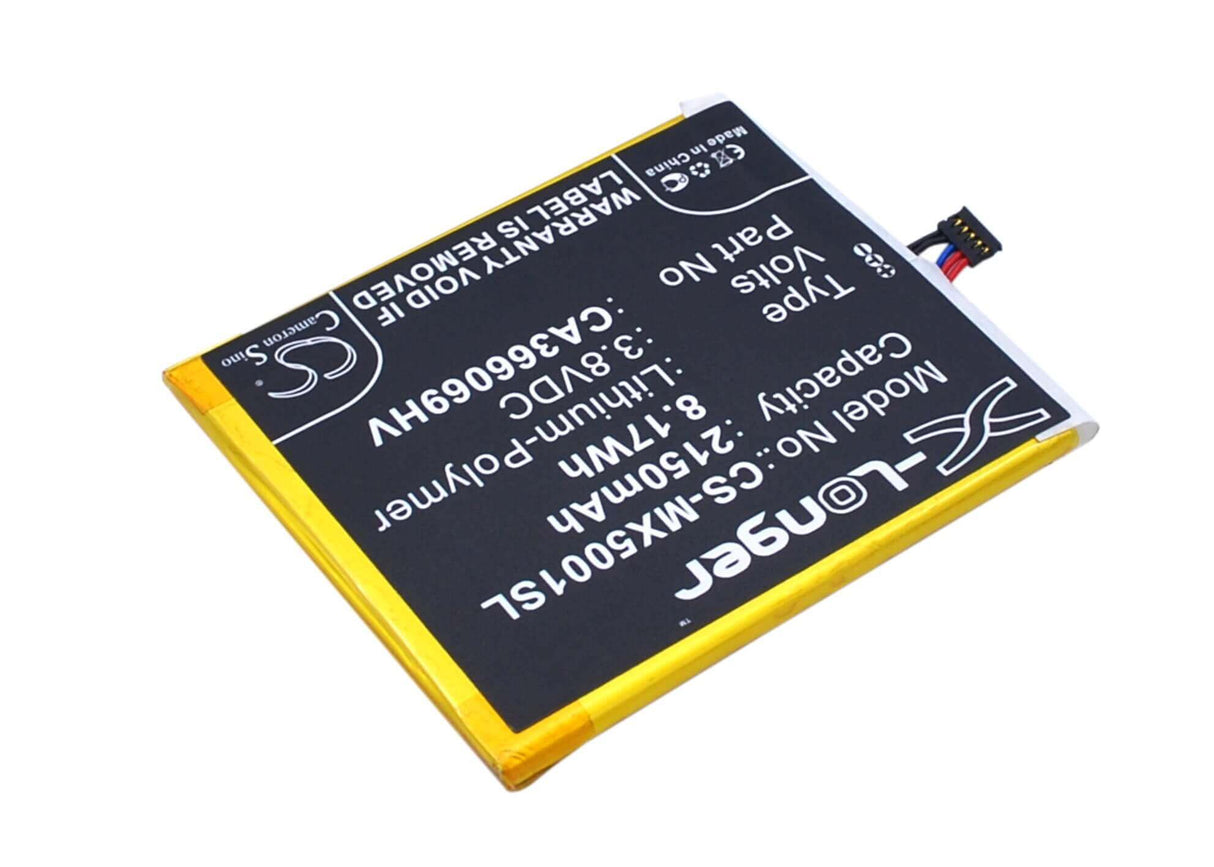 3.8V, Li-Polymer, 2150mAh, SmartPhone battery fits Medion, Ca366069hv, Life X5001, X5001, 8.17Wh Mobile, SmartPhone Cameron Sino Technology Limited (Smartphone)