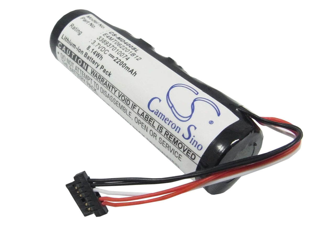 3,7V, Li-ion, 2200mAh, batterie GPS compatible avec Medion, Navigon, 338937010074, Pan405, Pna400, 8,14Wh GPS, Navigator Cameron Sino Technology Limited