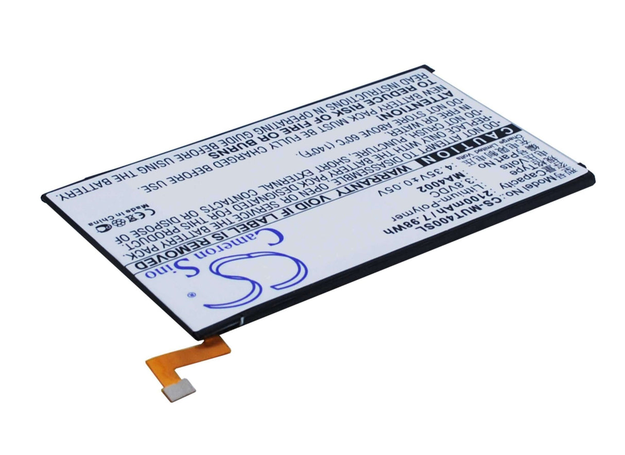 3.8V, Li-Polymer, 2100mAh, SmartPhone battery fits Meitu, Ma4002, M4, 7.98Wh Mobile, SmartPhone Cameron Sino Technology Limited (Smartphone)