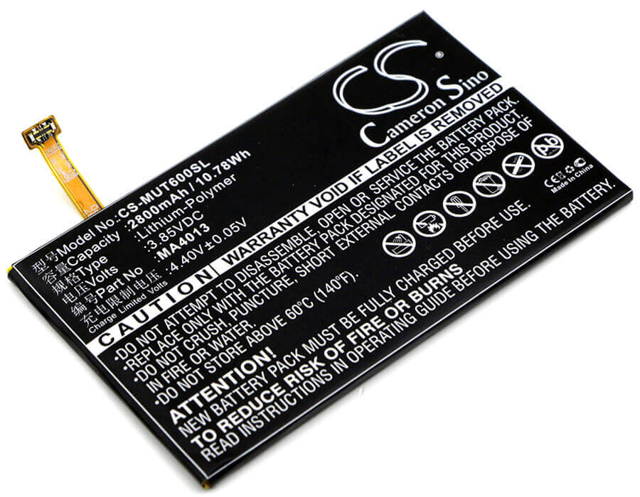 3.85V, Li-Polymer, 2800mAh, SmartPhone battery fits Meitu, Mb1503, M6, M6s, 10.78Wh Mobile, SmartPhone Cameron Sino Technology Limited (Smartphone)