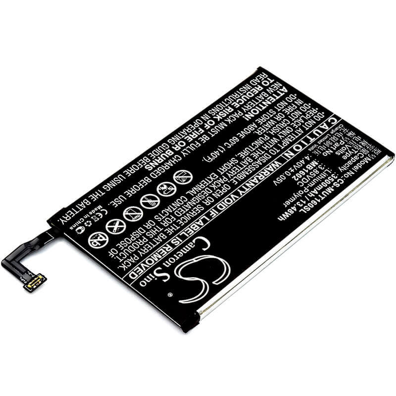 3.85V, Li-Polymer, 3500mAh, SmartPhone battery fits Meitu, Mb1602, Mp1602, T8, 13.48Wh Mobile, SmartPhone Cameron Sino Technology Limited (Suspended)