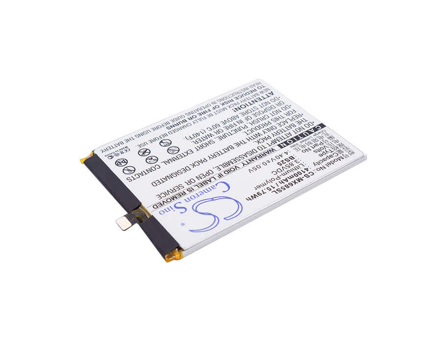 3,85V, Li-Polymer, 4100mAh, batterie de smartphone compatible avec Meizu, Bs25, M3 Max, Meilan Max, 15,79Wh Mobile, Smartphone Cameron Sino Technology Limited (Smartphone)