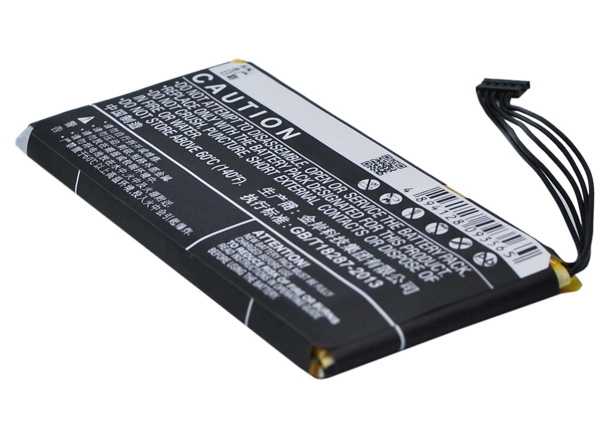 3.7V, Li-Polymer, 1600mAh, SmartPhone battery fits Meizu, Bt-m1, M030, Mx, 5.92Wh Mobile, SmartPhone Cameron Sino Technology Limited (Suspended)