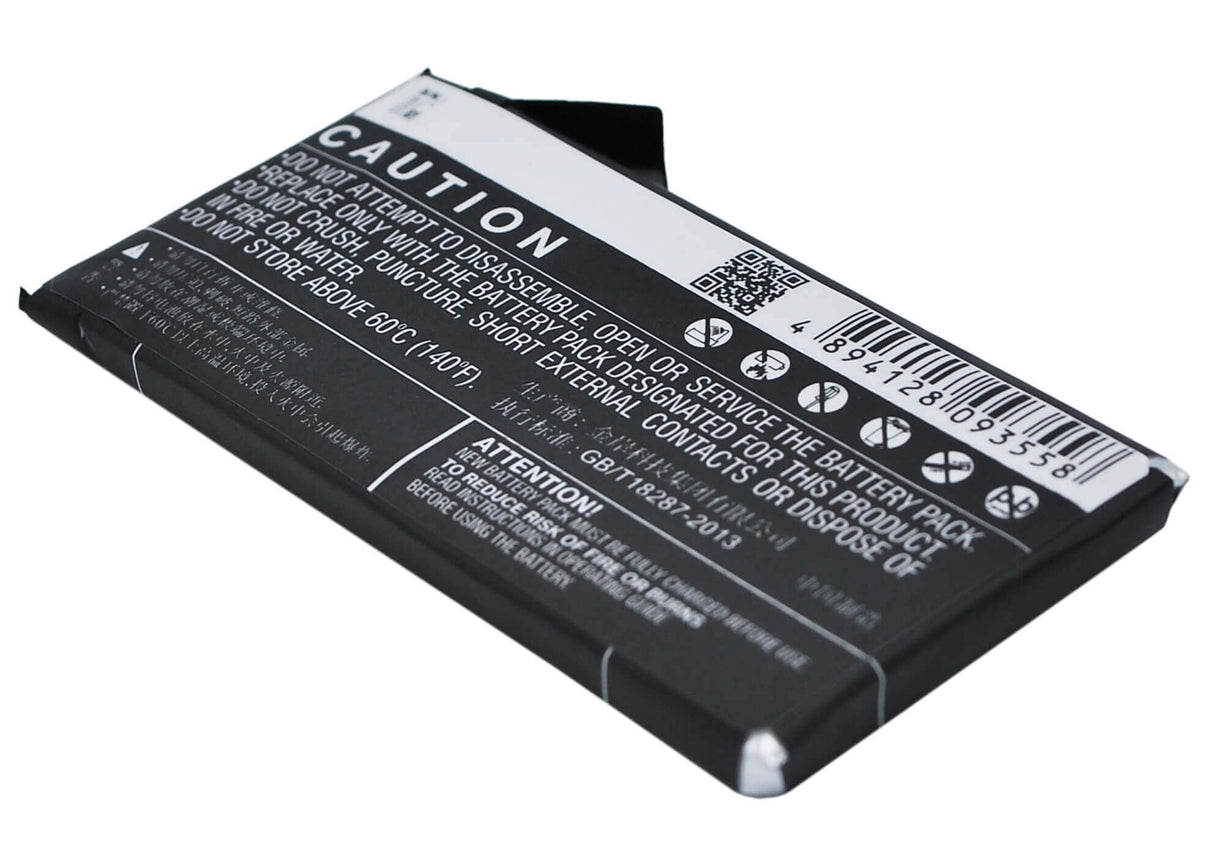 3.75V, Li-Polymer, 1750mAh, SmartPhone battery fits Meizu, B020, M040, M045, 6.56Wh Mobile, SmartPhone Cameron Sino Technology Limited (Smartphone)