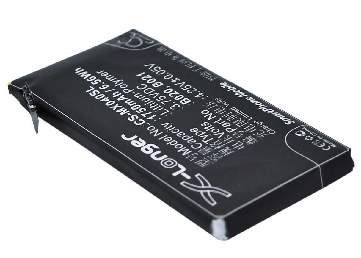 3.75V, Li-Polymer, 1750mAh, SmartPhone battery fits Meizu, B020, M040, M045, 6.56Wh Mobile, SmartPhone Cameron Sino Technology Limited (Smartphone)