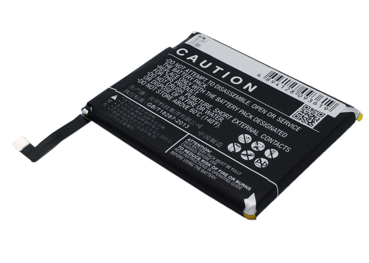 3.8V, Li-Polymer, 3100mAh, SmartPhone battery fits Meizu, Bt40, M460, M461, 11.78Wh Mobile, SmartPhone Cameron Sino Technology Limited (Smartphone)