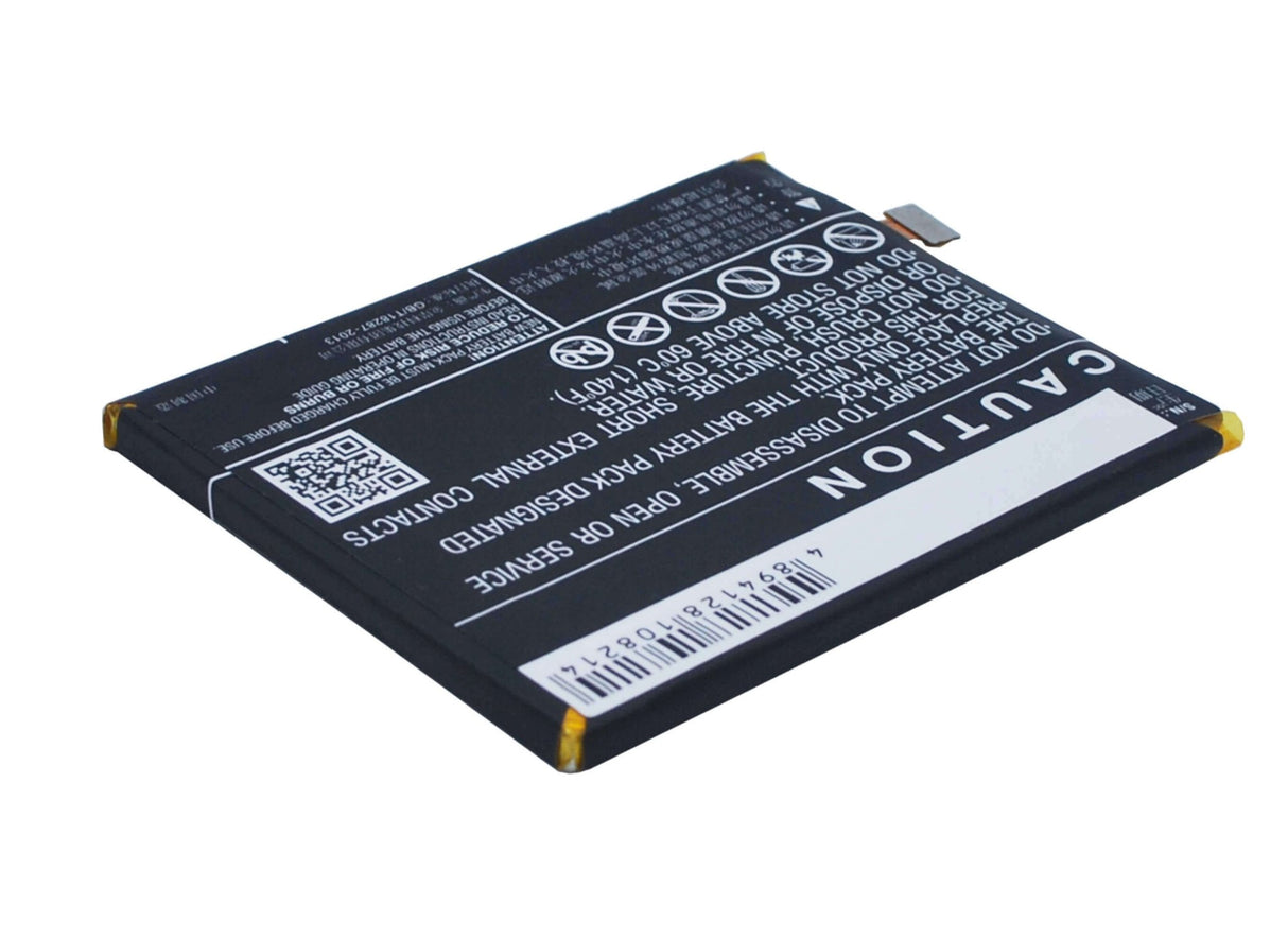 3.8V, Li-Polymer, 3100mAh, SmartPhone battery fits Meizu, Bt42c, Note 2, 11.78Wh Mobile, SmartPhone Cameron Sino Technology Limited (Smartphone)