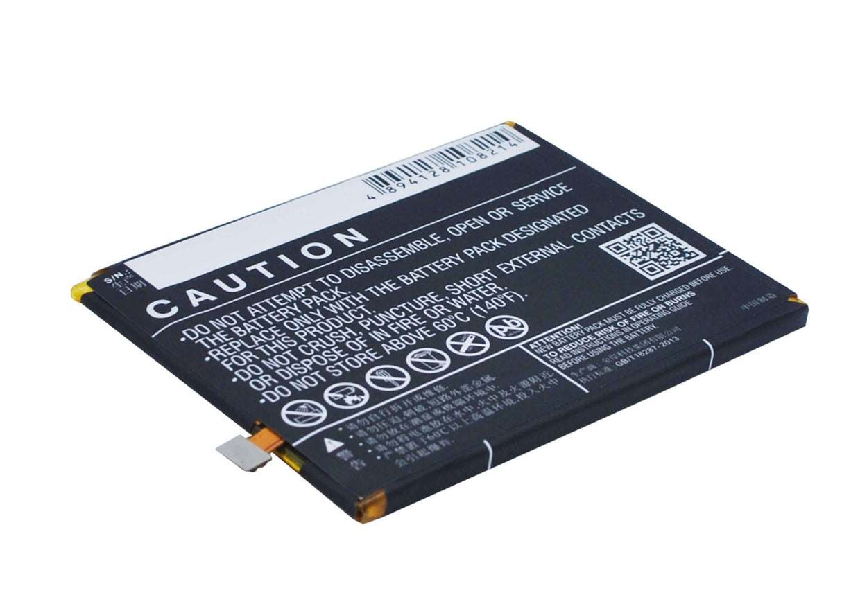 3.8V, Li-Polymer, 3100mAh, SmartPhone battery fits Meizu, Bt42c, Note 2, 11.78Wh Mobile, SmartPhone Cameron Sino Technology Limited (Smartphone)