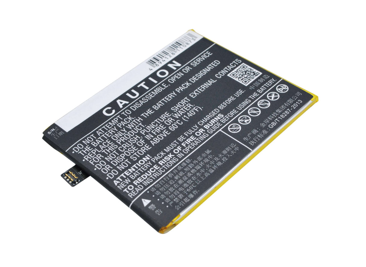 3.8V, Li-Polymer, 2900mAh, SmartPhone battery fits Meizu, Bt45a, M2 Note M571c, M2 Note M571h, 11.02Wh Mobile, SmartPhone Cameron Sino Technology Limited (Smartphone)