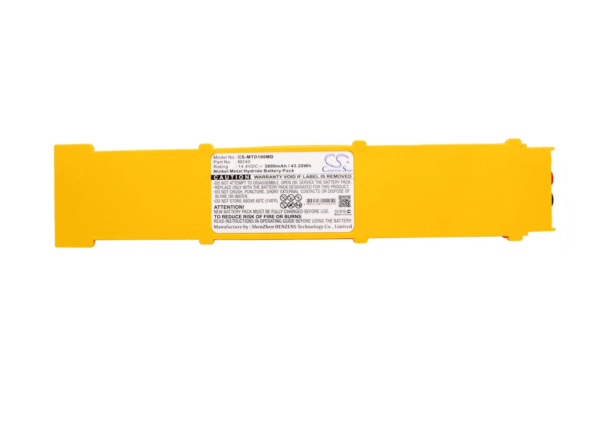 14.4V, Ni-MH, 3000mAh, Medical battery fits Metrax, Zoll, 110139, Dm1, Dm-1, 43.20Wh Medical Cameron Sino Technology Limited (Medical)