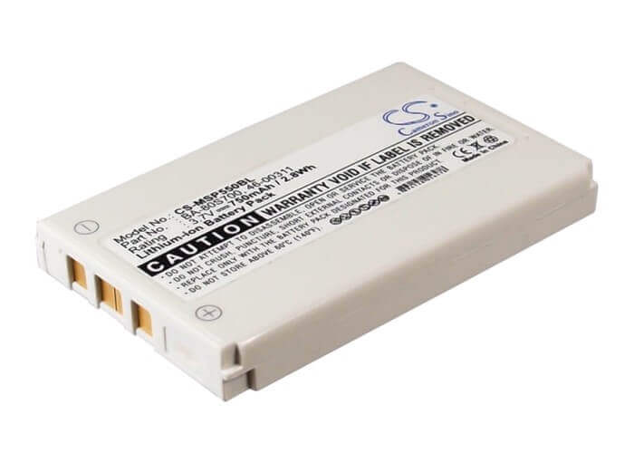 Batterie de scanner de codes-barres pour Metrologic Ms5500, Ms5500 Optimus S, Sp5500 3.7v, 750mah - 2.78wh Scanner de codes-barres Cameron Sino Technology Limited