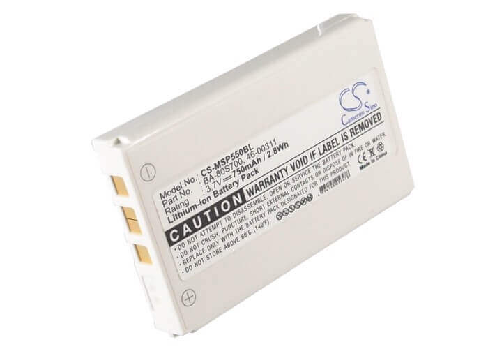 Batterie de scanner de codes-barres pour Metrologic Ms5500, Ms5500 Optimus S, Sp5500 3.7v, 750mah - 2.78wh Scanner de codes-barres Cameron Sino Technology Limited