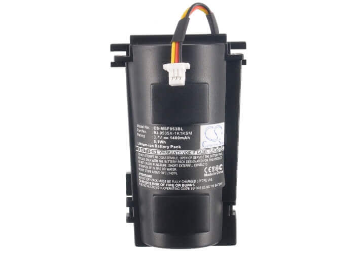 Batterie de scanner de code-barres pour Metrologic Ms9535, Ms9535 Voyagerbt, Ms9535bt 3.7v, 1400mah - 5.18wh Scanner de code-barres Cameron Sino Technology Limited