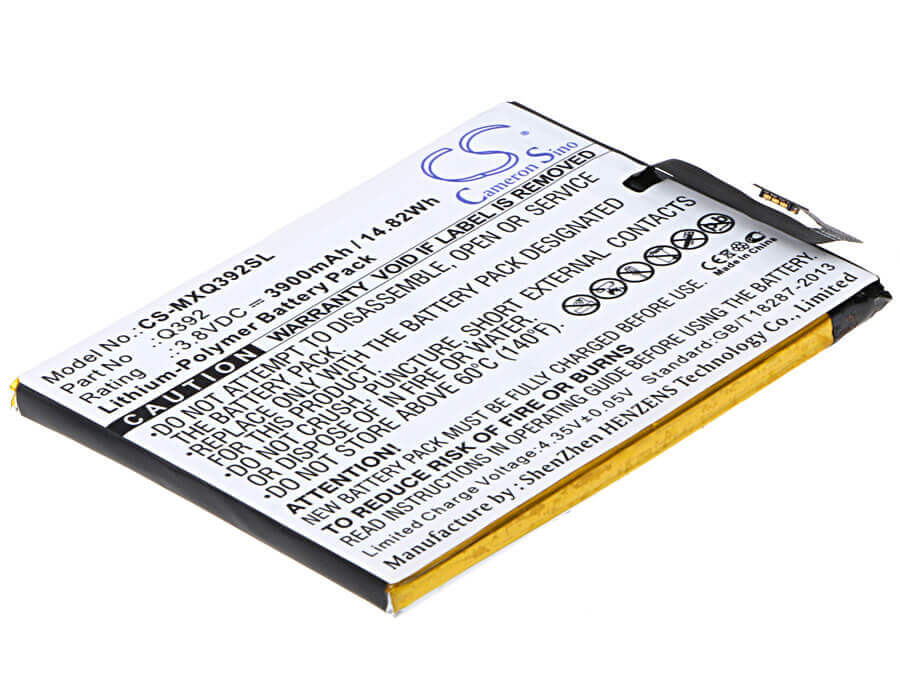 3.8V, Li-Polymer, 3900mAh, SmartPhone battery fits Micromax, Q392, Canvas Juice 3, Q392, 14.82Wh Mobile, SmartPhone Cameron Sino Technology Limited (Smartphone)