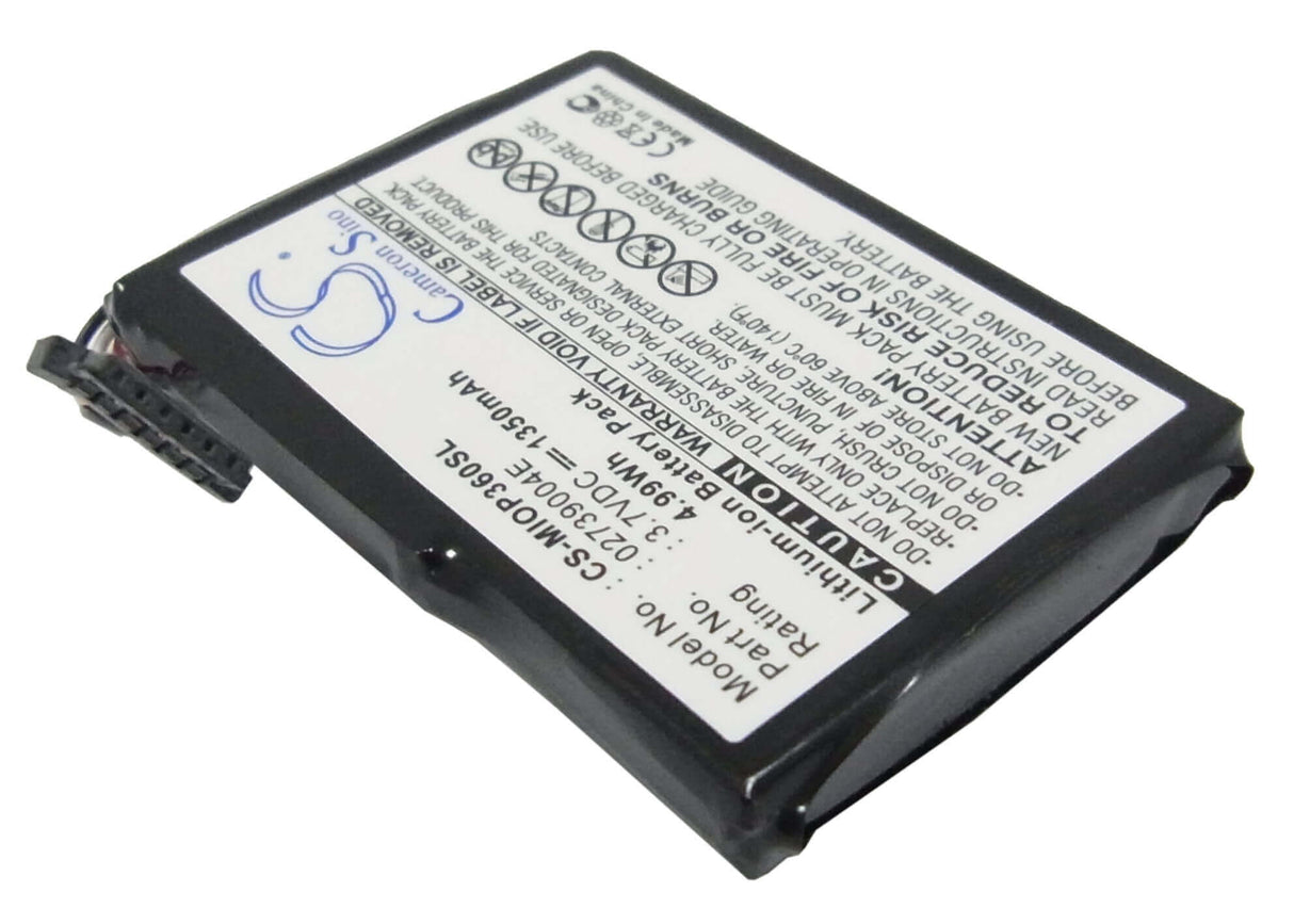 3,7V, Li-ion, 1350mAh, batterie GPS compatible avec Micromaxx, Mitac, Mm95242, 5Wh GPS, Navigator Cameron Sino Technology Limited
