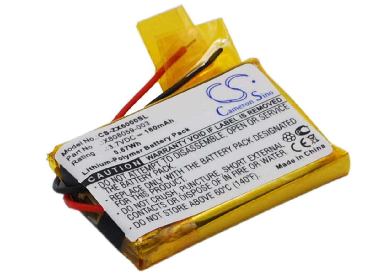 3.7V, Li-Polymer, 180mAh, Headset battery fits Siemens, Sennheiser, Microsoft, Ahb392128ps-01, Lifechat Zx-6000, 0.67Wh Wireless Headset Cameron Sino Technology Limited