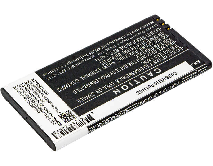 3,8V, Li-ion, 2200mAh, batterie de smartphone compatible avec Nokia, Microsoft, Bl-t5a, Lumia 550, Lumia 730, 8,36Wh Mobile, SmartPhone Cameron Sino Technology Limited (Smartphone)