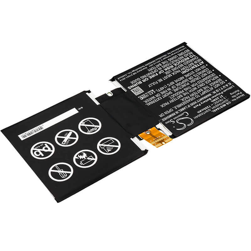 3.78V, Li-Polymer, 7200mAh, Tablet battery fits Microsoft, G3hta003h, Msk-1645, Surface 3 10.8", 27.22Wh Tablet Cameron Sino Technology Limited