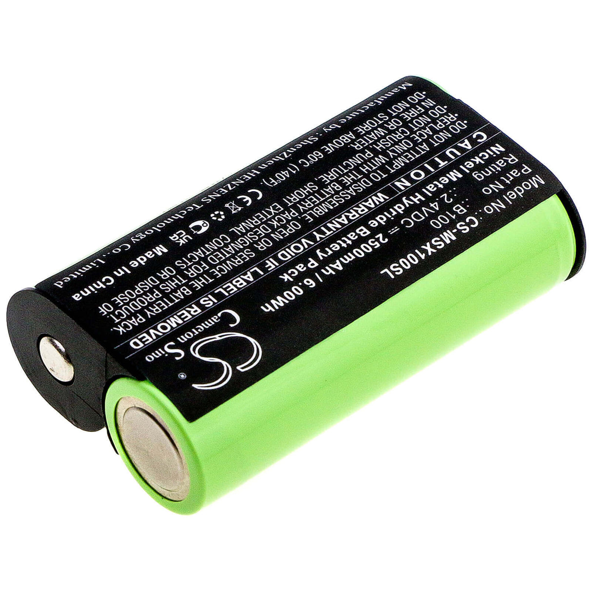 2,4V, Ni-MH, 2500mAh, batterie de console de jeu compatible avec Microsoft, B100, Xbox One Elite Wireless Contro, Xbox One S Wireless Controller, 6.00Wh Console de jeu Cameron Sino Technology Limited