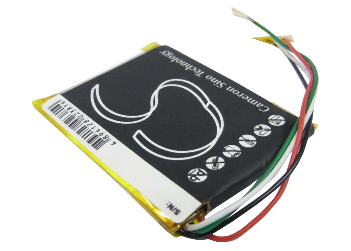 Battery For Microsoft Zune 4g, Zune 8g, Zune Flash 4gb 3.7v, 400mah - 1.48wh Batteries for Electronics Cameron Sino Technology Limited (Suspended)