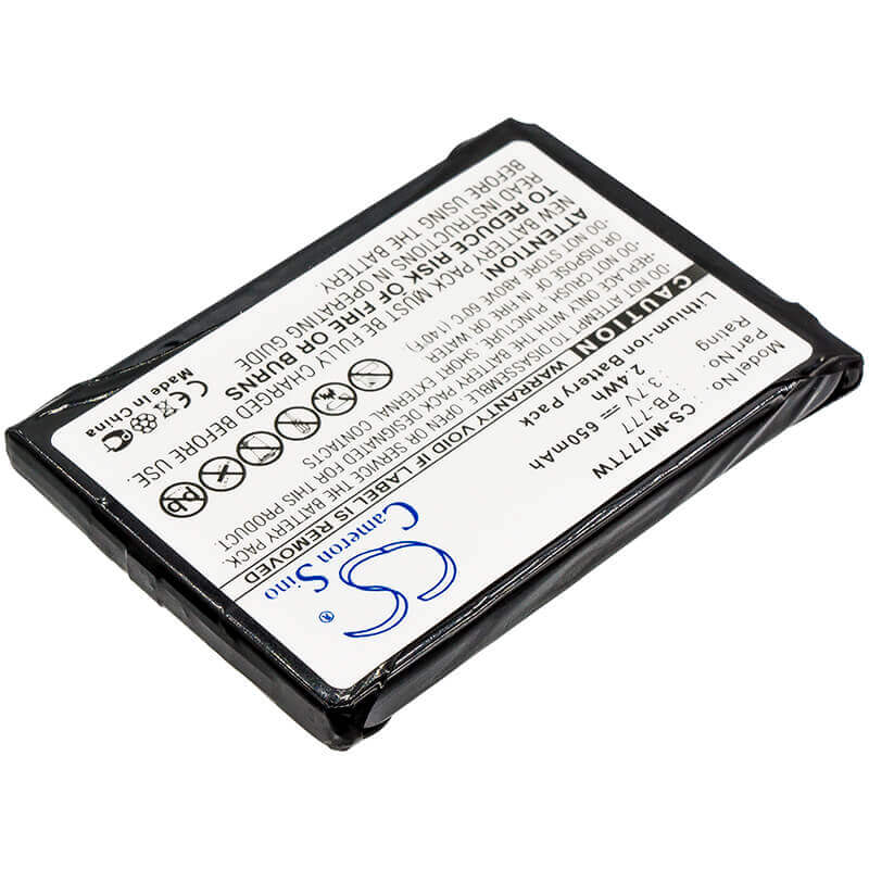 3.7V, Li-ion, 650mAh, Two-Way Radio battery fits Midland, Pb-777, 777, Pmr446+, 2.41Wh Two-Way Radio Cameron Sino Technology Limited