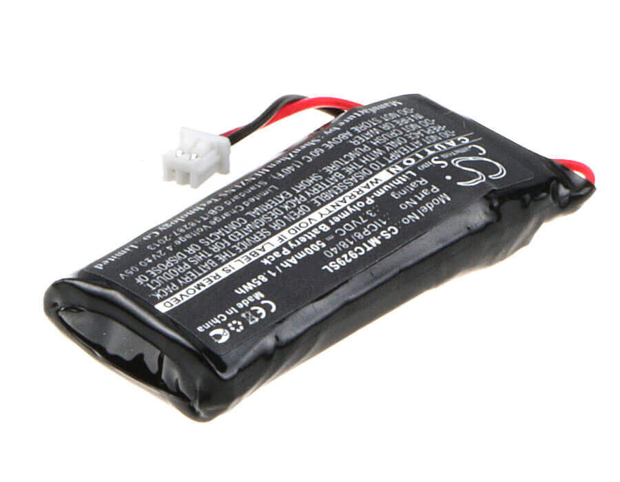 3.7V, Li-Polymer, 500mAh, Headset battery fits Midland, 1icp8/18/40, Bt City, C929.01, 1.85Wh Wireless Headset Cameron Sino Technology Limited