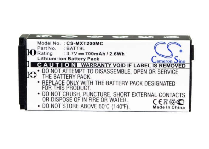 Batterie pour Midland Xtc200, Xtc-200, Xtc200vp3, Xtc-200vp3 3.7v, 700mah - 2.59wh Batteries pour l'électronique Cameron Sino Technology Limited (Suspendu)