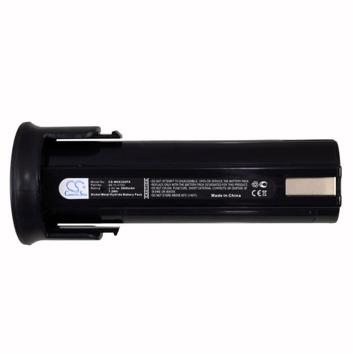 2,4V, Ni-MH, 3000mAh, batterie pour outils électriques compatible avec Milwaukee, 48-11-0100, 1693997, 6539-1, 7.2Wh Power Tools Cameron Sino Technology Limited (Outils Électriques)