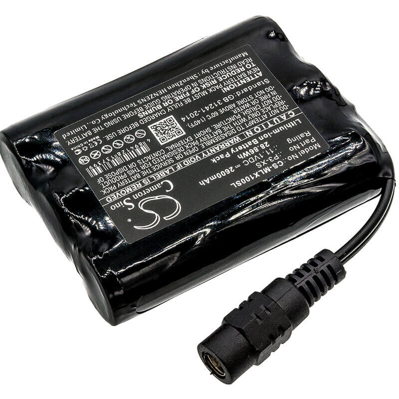 11.1V, Li-ion, 2600mAh, Equipment battery fits Minelab, P3-xs, Sovereign XS, 28.86Wh Equipment, Survey, Test Cameron Sino Technology Limited