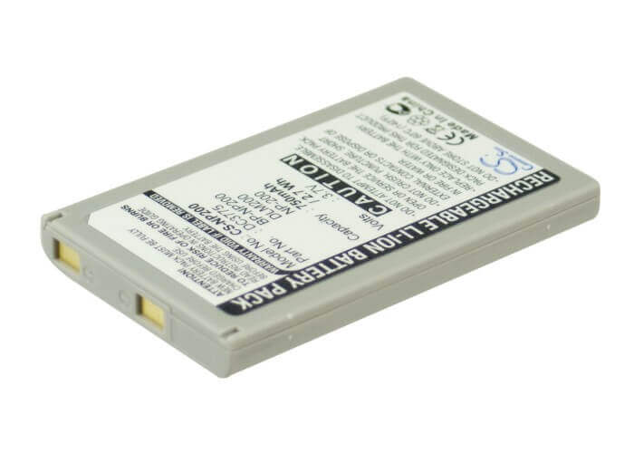 3.7V, Li-ion, 750mAh, Camera battery fits Minolta, Np-200, Dimage X, Dimage Xg, 2.775Wh Camera Cameron Sino Technology Limited (Camera)