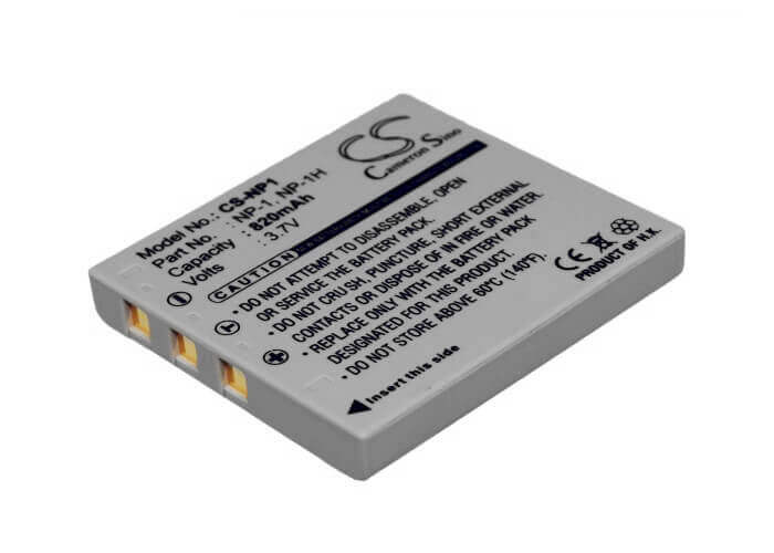 3.7V, Li-ion, 820mAh, Camera battery fits Minolta, Mbh-np-1, Dimage X1, 3.034Wh Camera Cameron Sino Technology Limited (Camera)