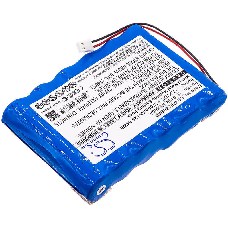 7.2V, Ni-MH, 3700mAh, Batterie médicale compatible avec Mir, E-0199, A23-oj, Mir045, 26.64Wh Cameron Sino Technology Limited (Médical)
