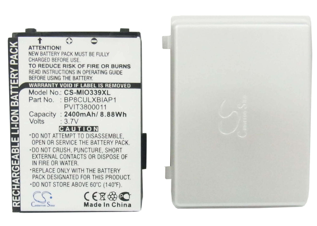3.7V, Li-ion, 2400mAh, PDA battery fits Mitac, Rover, Viewsonic, Bp8culxbiap1, Mio 339, Mio 339bt, 8.88Wh PDA, Pocket PC Cameron Sino Technology Limited