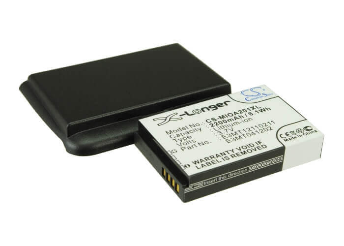 3.7V, Li-ion, 2200mAh, SmartPhone battery fits Mitac, Bp-lp1200/11-a0001 Mx, Mio A200, Mio A201, 8.14Wh Mobile, SmartPhone Cameron Sino Technology Limited (Suspended)