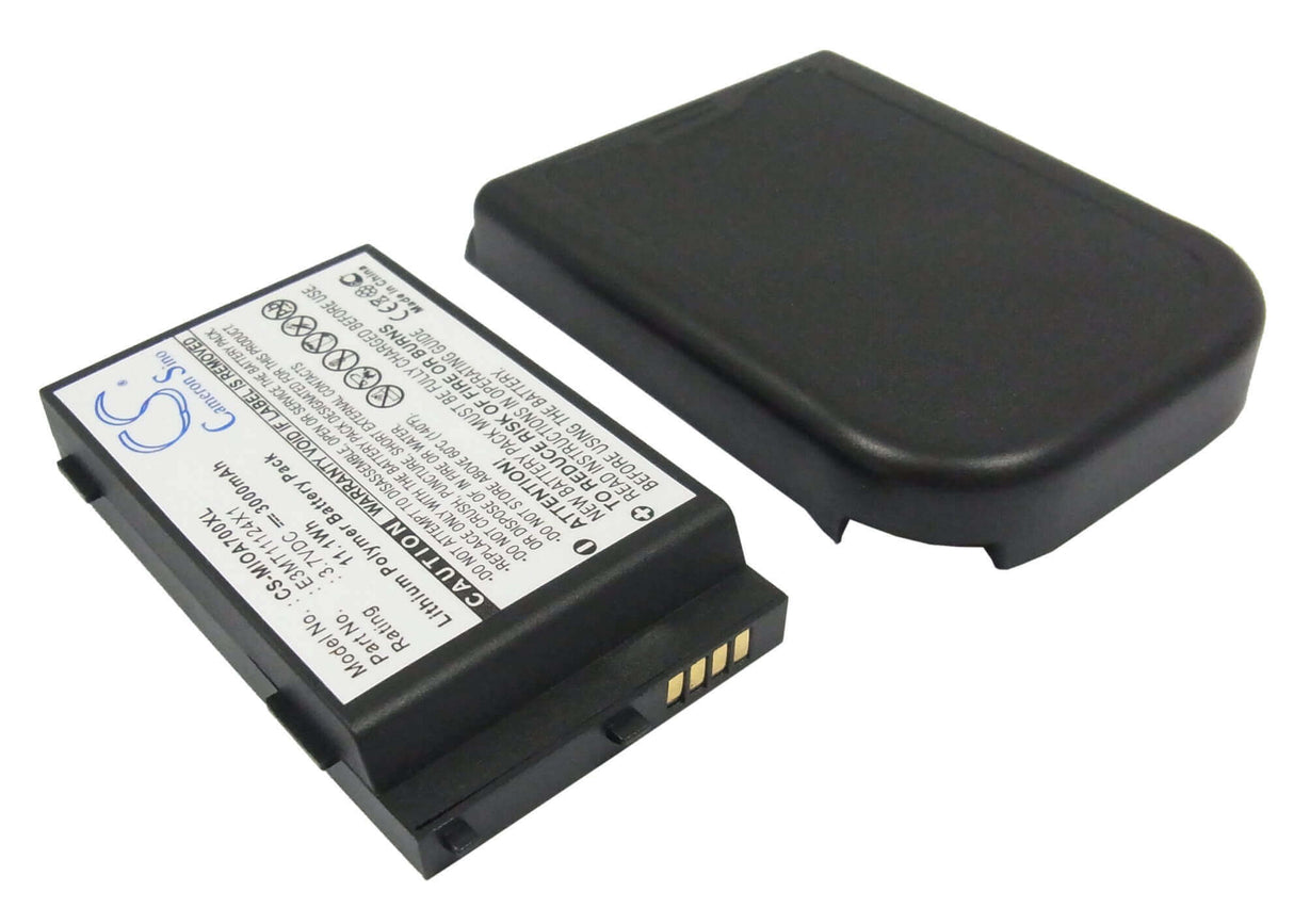 3.7V, Li-Polymer, 3000mAh, SmartPhone battery fits Mitac, E3mt11124x1, Mio A701, 11.1Wh Mobile, SmartPhone Cameron Sino Technology Limited (Suspended)