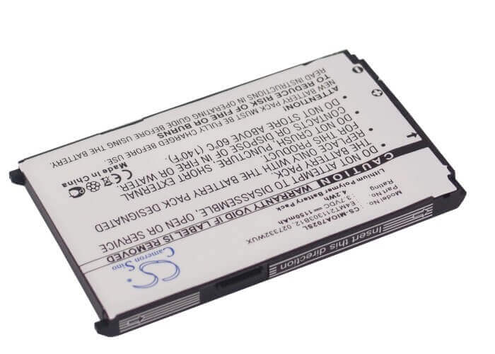 3.7V, Li-Polymer, 1150mAh, SmartPhone battery fits Mitac, 027332wux, Mio A702, 4.26Wh Mobile, SmartPhone Cameron Sino Technology Limited (Suspended)