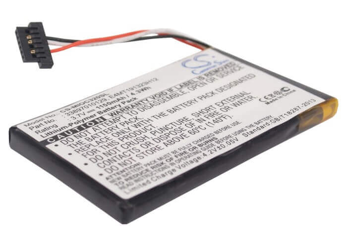 3.7V, Li-Polymer, 1150mAh, GPS battery fits Mitac, 33897010129, Mio C320, Mio C320b, 4.26Wh GPS, Navigator Cameron Sino Technology Limited