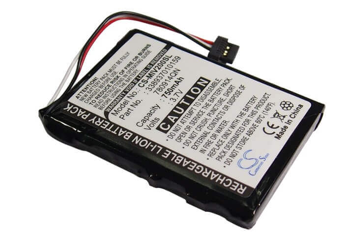 3,7V, Li-ion, 750mAh, batterie GPS compatible avec Mitac, 338937010159, Mio Moov 200, Mio Moov 200e, 2,78Wh GPS, Navigateur Cameron Sino Technology Limited